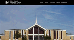 Desktop Screenshot of olivebranchchurchofchrist.org